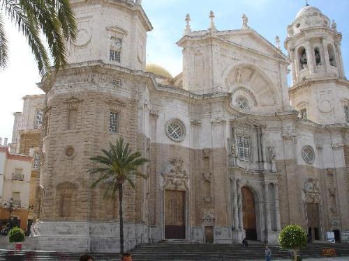Cadiz Cathedral stands in the centre of the old town