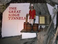 The Great Siege Tunnels exceed 30 miles in total